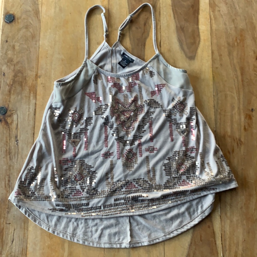 Glittery tank top